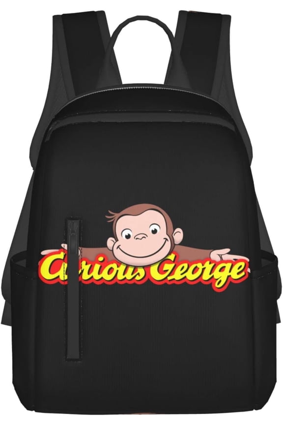 Cartoon Curious Anime Daypack Geo-rge (25) Rucksack Anime Backpack Lightweight Travel Multifunctional Unisex Celebration Present Popular Rucksack As the picture shows Free size