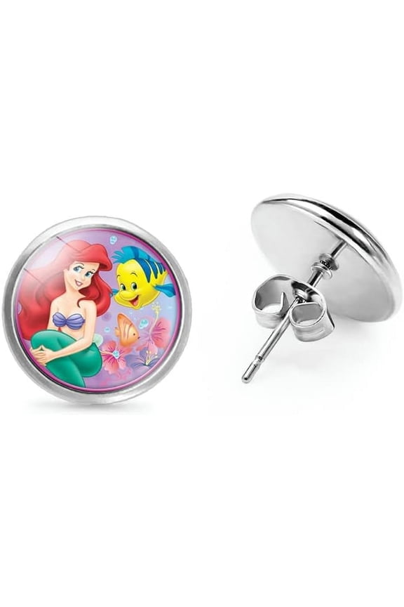 Cartoon Cute Anime Earrings Stud, Zinc Alloy Ear Stud For Women And Men[Z1]