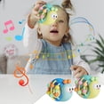 thumbnail image 1 of Cartoon Cute Baby Rattle Ball Toys, BPA Free Boilable Plastic, Easy GraspInfant Sensory Teething Toys, Early Educational Hand Shaking Developmental Toys, for 0-12 Months Newborn Boy Girl Gifts, 1 of 7