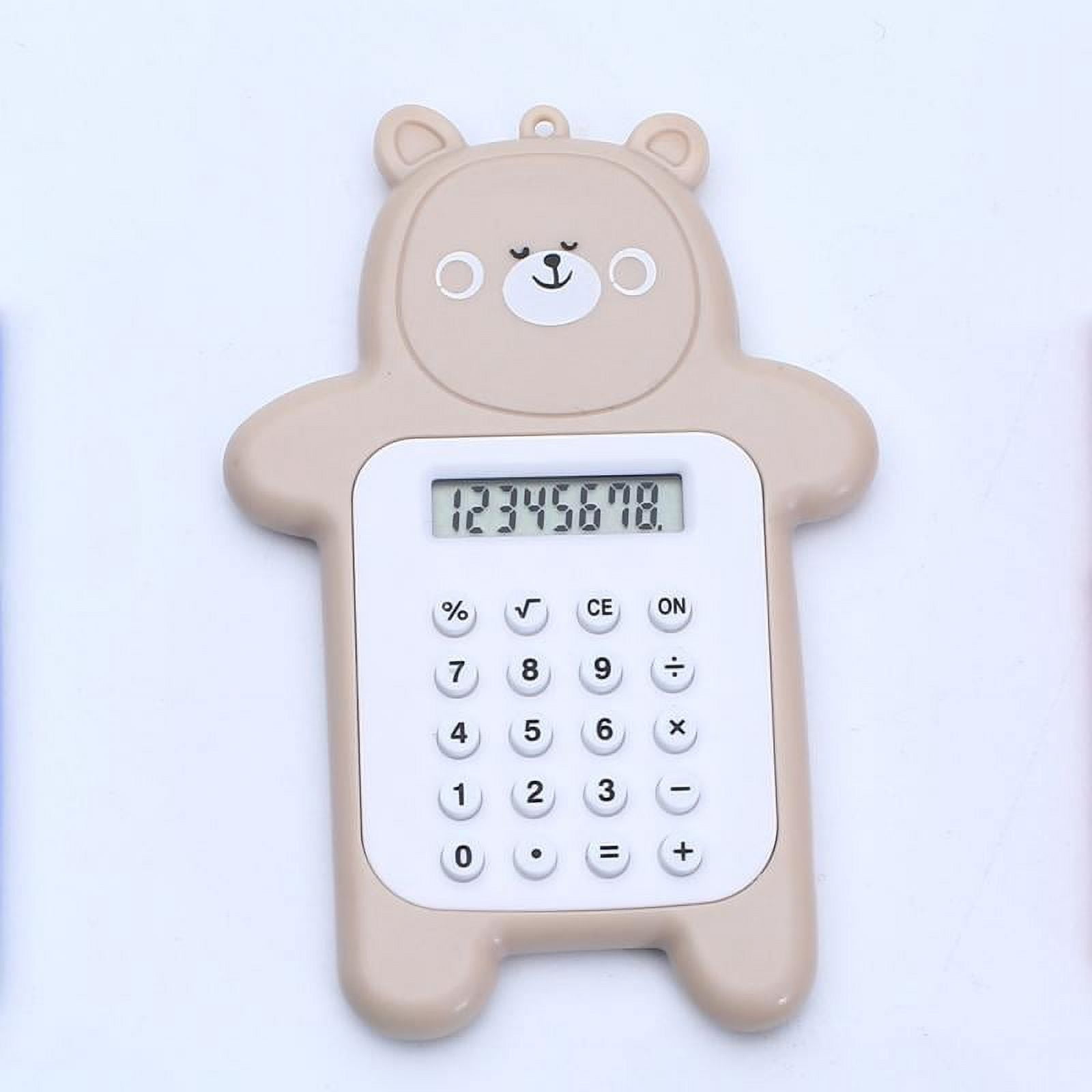 Cartoon Cute Bear Calculator Korean Fashion Mini Portable Small Pupil Computer Office Electronics Supplies