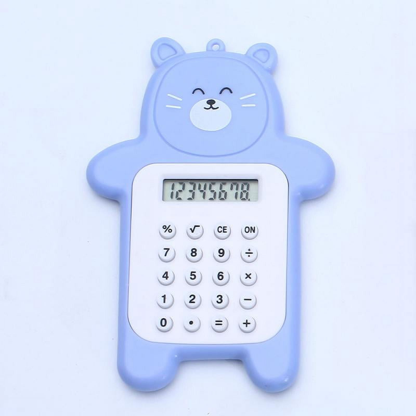 Cartoon Cute Bear Calculator Korean Fashion Mini Portable Small Pupil Computer Office Electronics Supplies