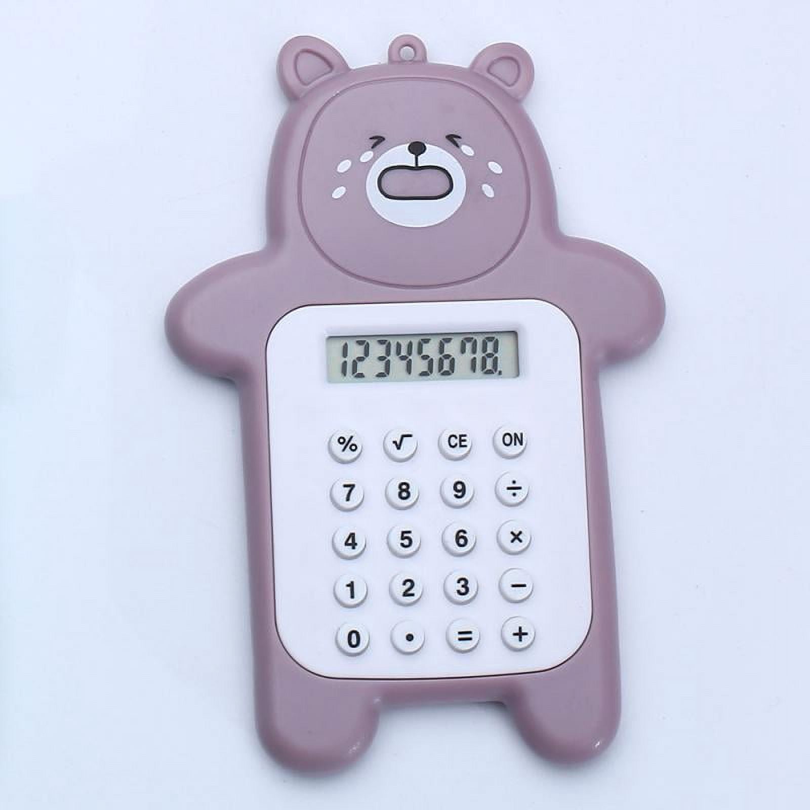 Cartoon Cute Bear Calculator Korean Fashion Mini Portable Small Pupil Computer Office Electronics Supplies
