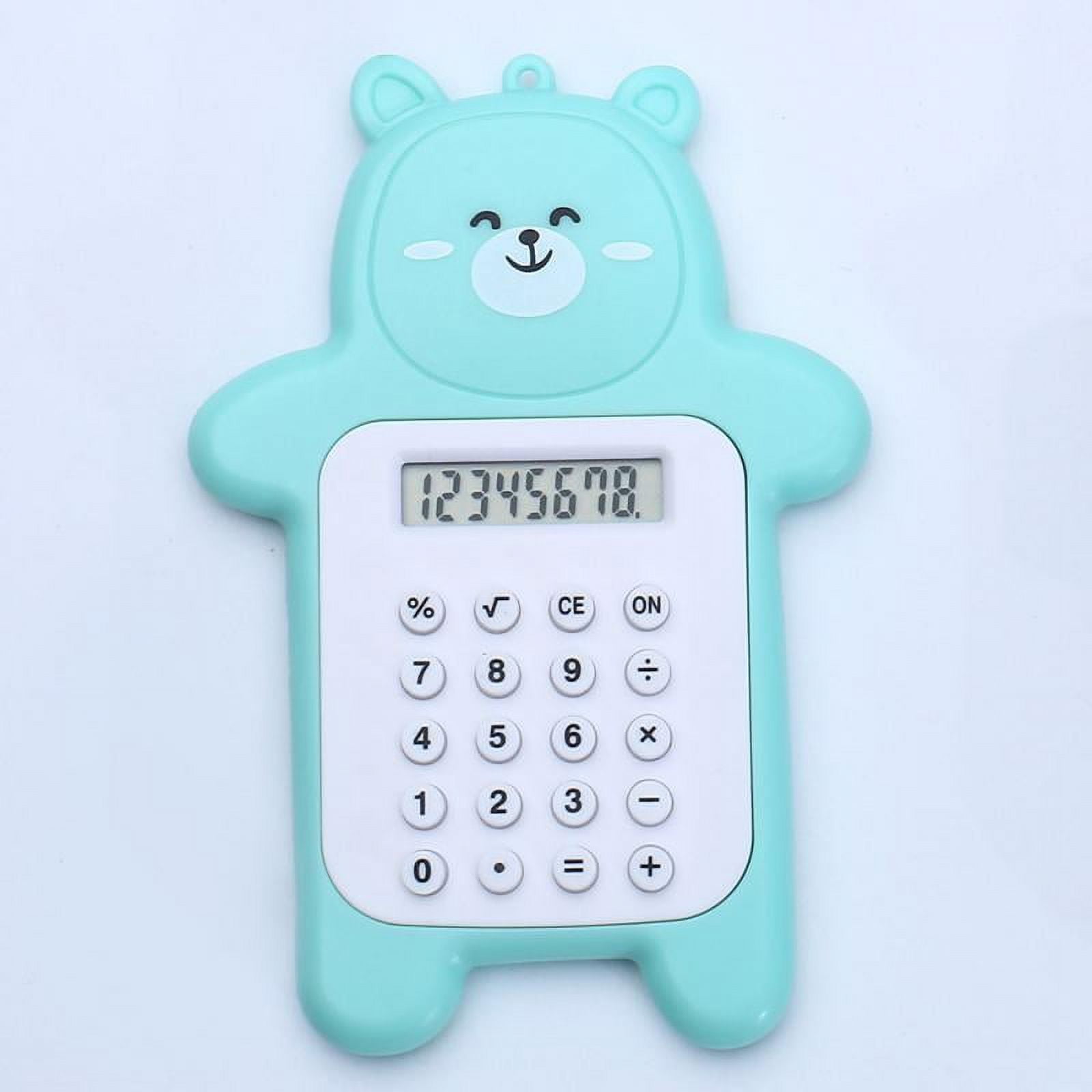 Cartoon Cute Bear Calculator Korean Fashion Mini Portable Small Pupil Computer Office Electronics Supplies