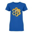 thumbnail image 1 of Cartoon Cute Bee Design Shaped T-Shirt Women -Image by Shutterstock, Female Large, 1 of 2