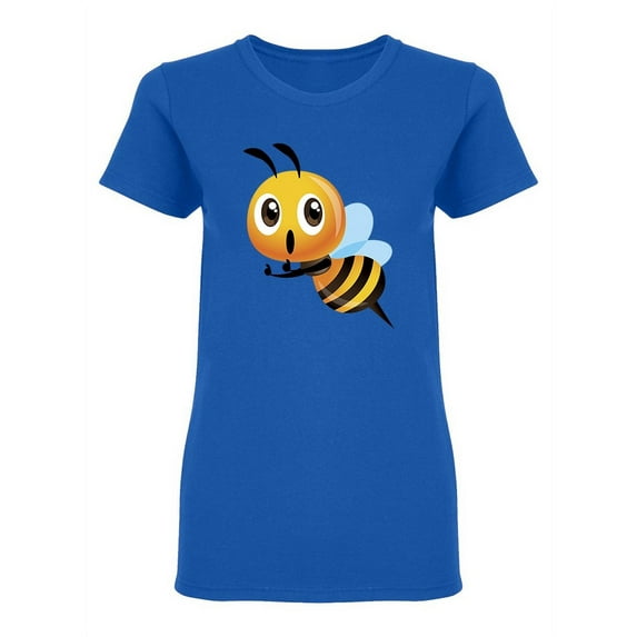 Cartoon Cute Bee Shaped T-Shirt Women -Image by Shutterstock, Female Medium