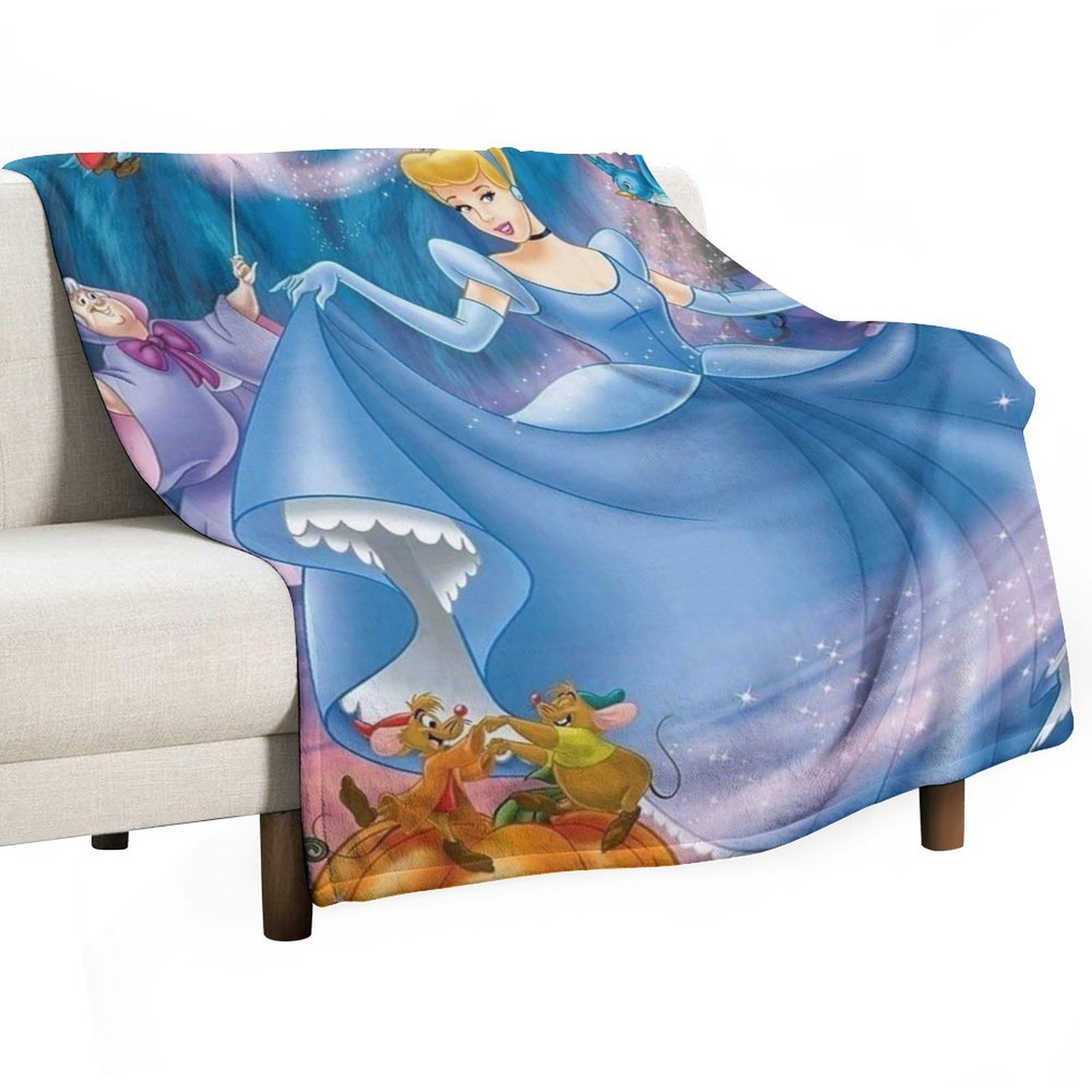 Cartoon Cute Blanket Warm Cozy Plush Throw Blankets Ultra Soft Flannel