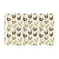 thumbnail image 1 of Cartoon Cute Chickens Front Door Mat, Indoor Mats for Bedroom Bathroom Kitchen, Floor Mat Non-Slip, Soft Carpet Floor Cover Machine Washable Entryway Mat - 20x31.5in, 1 of 5