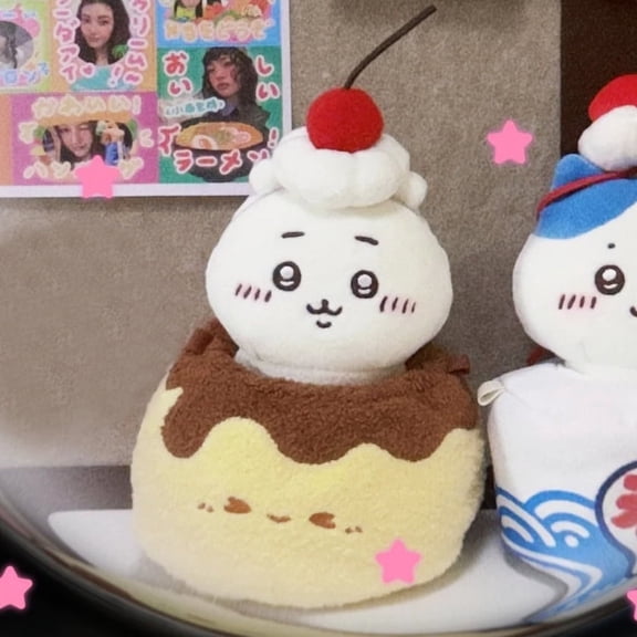 Cartoon Cute Chiikawa Hachiware Birthday Cake Plush Toys Anime Usagi Pudding Collect Dolls Birthday Gift Women