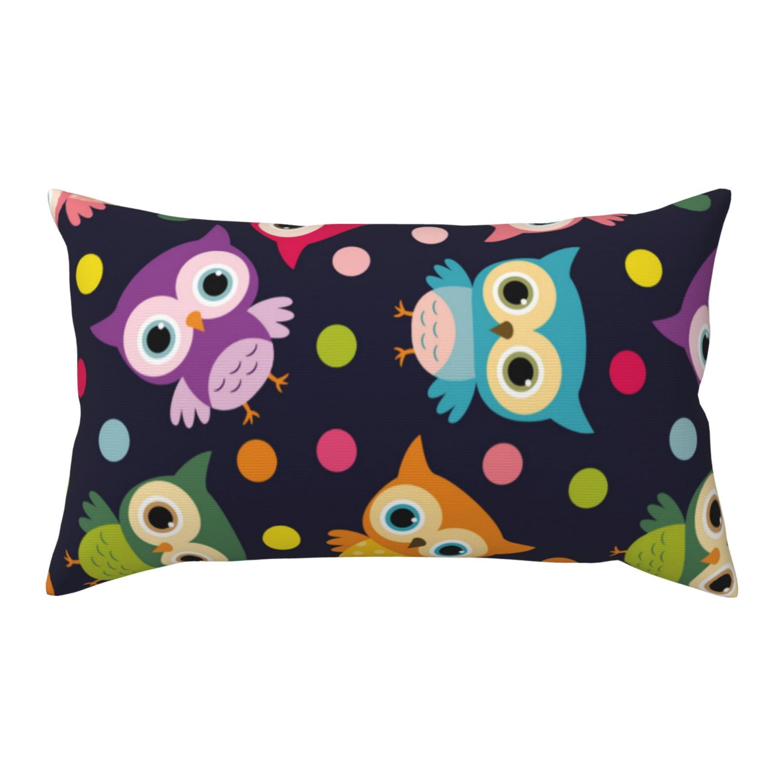 Cartoon Cute Colorful Owls Pillow Cases Soft Pillowcases With Wrinkle cartoon-cute-colorful-owls-pillow-cases-soft-pillowcases-with-wrinkle