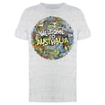 thumbnail image 1 of Cartoon Cute Doodles In Circle Tee Men's -Image by Shutterstock, 1 of 1
