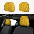 Cartoon Cute Duck_A 2 Pack Headrest Covers for Cars, Car Headrest Cover