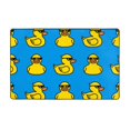 thumbnail image 1 of Cartoon Cute Duck With Glasses_A Shaggy Area Rug, Rugs for Living Room Bedroom Non Slip Door Mat Indoor Carpet Machine Washable Nursery Home Decor Floor Mats for Entryway 60x39in-#, 1 of 5