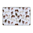 thumbnail image 1 of Cartoon Cute Funny Horse Shaggy Area Rug, Rugs for Living Room Bedroom Non Slip Door Mat Indoor Carpet Machine Washable Nursery Home Decor Floor Mats for Entryway 60x39in-#, 1 of 5