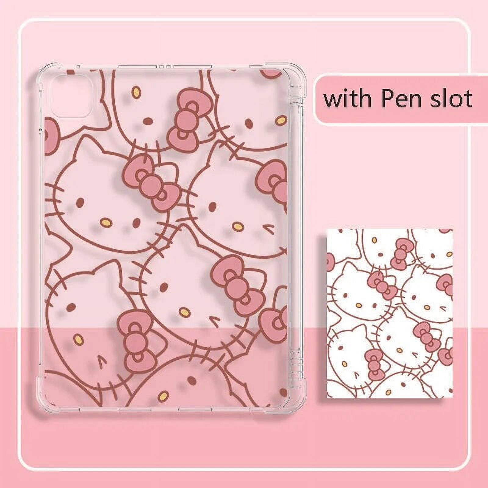 Cartoon Cute Hello Kitty Transparent Print Ipad Protective Case Ipad10 cartoon-cute-hello-kitty-transparent-print-ipad-protective-case-ipad10