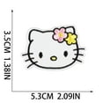 Cartoon Cute KT Cat Hello Kitty Applique For DIY Sew on Child Clothes