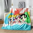 Cartoon Cute PPowerpuff Girl Soft Blankets,Keep Warm Throw Blanket