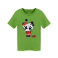 thumbnail image 1 of Cartoon Cute Panda Bear Girl T-Shirt Toddler -Image by Shutterstock,  4 Toddler, 1 of 2