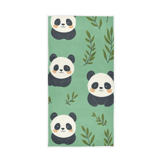 Cartoon Cute Panda Face Towel Absorbent Hand Towels Bath Sport Gym