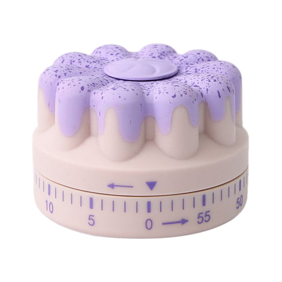 Cartoon Cute Pudding Shape Kitchen for Time Mechanical Counters Clock Cooking Timing Cooking Baking Sports Home Gift Dur