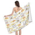 thumbnail image 1 of Cartoon Cute Rabbit Tiger Bath Towel, Highly Absorbent towels for bathroom Quick Drying Microfiber Bath Towels for Body, Soft Shower Towels for Sport, Yoga, SPA, Gym 27x55in, 1 of 5