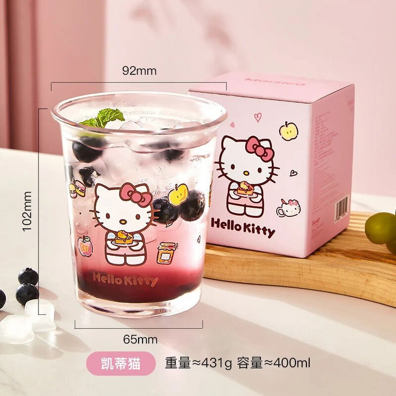 Cartoon Cute Sanrio Glass Cup Girls Cute Home Coffee Juice Milk Drink ...