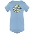 thumbnail image 1 of Cartoon Cute Shark Mascot Bodysuit Infant -Image by Shutterstock,  Newborn, 1 of 2