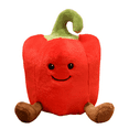 thumbnail image 1 of Cartoon Cute Vegetable Plush Doll - Creative Chili Plush Toy Home Decoration Gift - 5.9inches, 1 of 8
