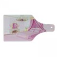 thumbnail image 1 of Cartoon Cutting Board, Interior of Magic Cartoon Bedroom Old Fashioned Ornament Pillow Mirror Print, Decorative Tempered Glass Cutting and Serving Board, Wine Bottle Shape, Pink Yellow, by Ambesonne, 1 of 1
