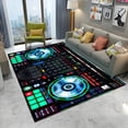 thumbnail image 1 of Cartoon DJ Music Screen Keyboard 3D Carpet Rug for Home Living Room Bedroom Sofa Doormat r Child Area Rug Non-slip Floor Mat, 1 of 5