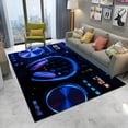 thumbnail image 1 of Cartoon DJ Music Screen Keyboard 3D Carpet Rug for Home Living Room Bedroom Sofa Doormat r Child Area Rug Non-slip Floor Mat, 1 of 5