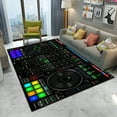 thumbnail image 1 of Cartoon DJ Music Screen Keyboard 3D Carpet Rug for Home Living Room Bedroom Sofa Doormat r Child Area Rug Non-slip Floor Mat, 1 of 5