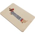 thumbnail image 1 of Cartoon Dachshund Bath Mat Rug Non-slip Bathroom Mats Absorbent Floor Mat Soft Diatom Mud Door Mat Entrance Floor Rug, 1 of 6