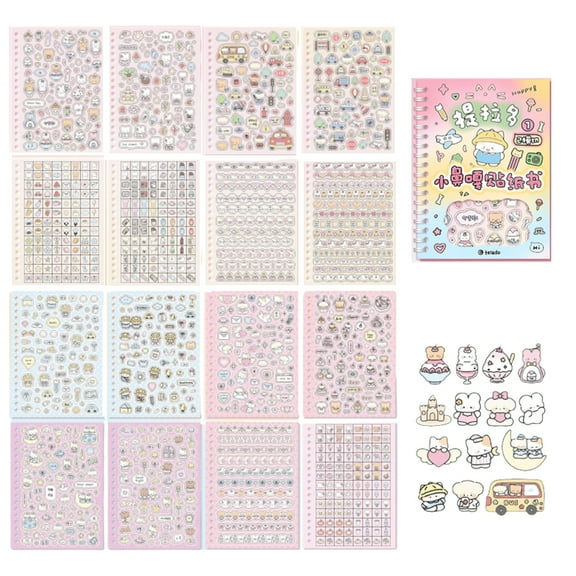 Cartoon Decorative Sticker Lovely Kpop Sticker Scrapbook Sticker Book