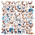 thumbnail image 1 of Cartoon Deer Stickers, Waterproof Christmas Sticker for Water Bottle Laptop Phone Cases Planner Skateboard Luggage Helmet Party Favor Decor, Ideal for Adults Teens Teacher Rewards, 1 of 8