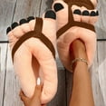 thumbnail image 1 of Cartoon Detail Novelty Slippers for Women and Men, Warm Cotton Soft Plush Home Slippers for Indoor Comfort, Cute Design for Lounge, 1 of 6
