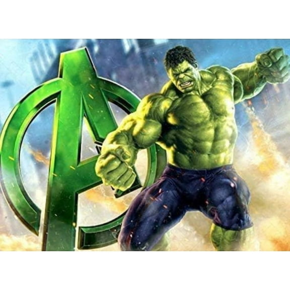 Cartoon Diamond Painting Kits, Hulk Diamond Art Kits for Adults Beginner, Diamond Art Supplies for Gift Home Wall Decor 16x12inch
