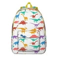 thumbnail image 1 of Cartoon Dino Skeleton Backpack for Students, Durable Water-Resistant Laptop Bag with Colorful and Fun Dinosaur Print, 1 of 5