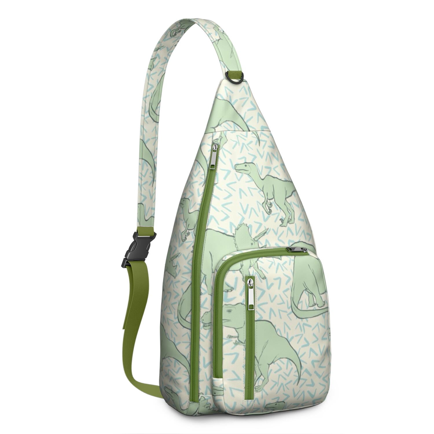 Cartoon Dino Sling Bag&nbsp;- Cute Dinosaur Print Crossbody Pack (Perfect Gift)