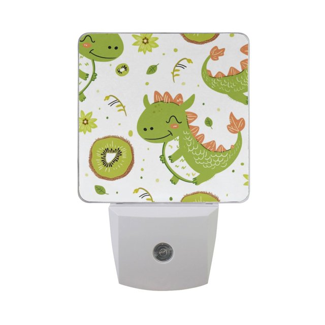 Cartoon Dinosaur and Kiwi Fruits LED Night Light Dusk to Dawn Sensor 2