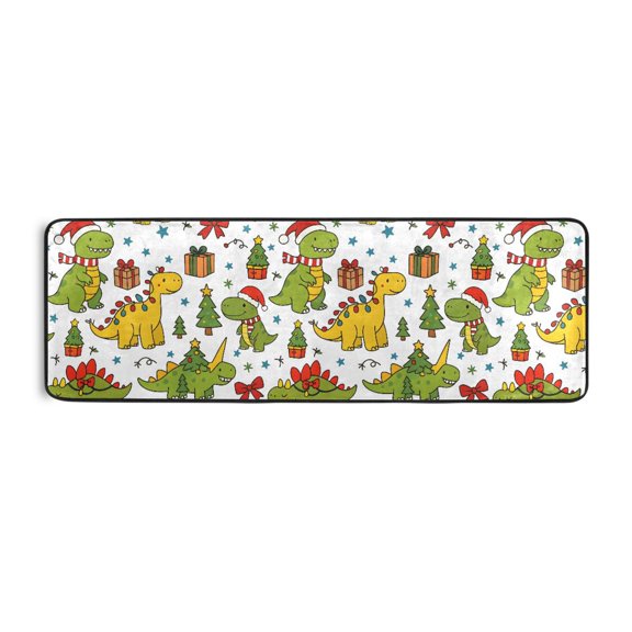Cartoon Dinosaur Runner Rug 24x72 Inch Cushioned Non Slip Soft Absorbent Floor Mat