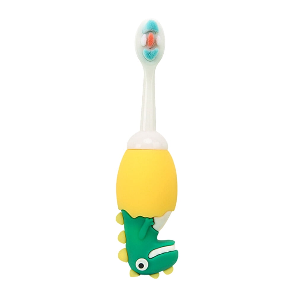 Cartoon Dinosaur Teeth Brush Baby Kids Toothbrush Oral Gums Tongue