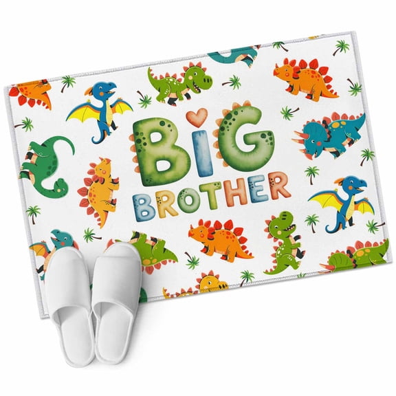 Cartoon Dinosaurs Area Rugs Collection 2'x3', Funny Dino Cute Boys Girls Children Non Slip Indoor Rectangle Throw Runner Rug Floor Mat Carpet for Living Room Dining Table Bedroom Nursery