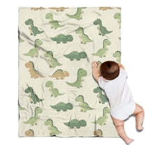 Cartoon Dinosaurs Blanket,Comfortable Soft Lamb Wool Throw Blanket,All Season,Warm Lightweight Blankets for Sofa Bed Couch Living Room Chair,30"x40"