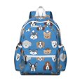 thumbnail image 1 of Cartoon Dog Backpack for School,Cute School Bag,Schoolbag with Adjustable Shoulder Straps & Padded Back,13.4"x11"x4.7", 1 of 6