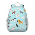 thumbnail image 1 of Cartoon Dog Backpack for School,Cute School Bag,Schoolbag with Adjustable Shoulder Straps & Padded Back,15"x11.42"x5.5", 1 of 6