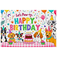 thumbnail image 1 of Cartoon Dog Banner  Balloon Decor Colorful Animal Theme for Pet Party Kids Celebration Indoor Decoration, 1 of 8