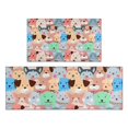 thumbnail image 1 of Cartoon Dog Kitchen Rugs Sets Of 2,Anti Fatigue Kitchen Mat Rugs Non Slip Washable,Decorative Kitchen Floor Mats for Kitchen,Sink,Laundry,17"x30"+17"x47", 1 of 7