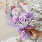 Cartoon Doll Bouquet Cinnamoroll Melody Creative Souvenir Eternal Flower Birthday Gift