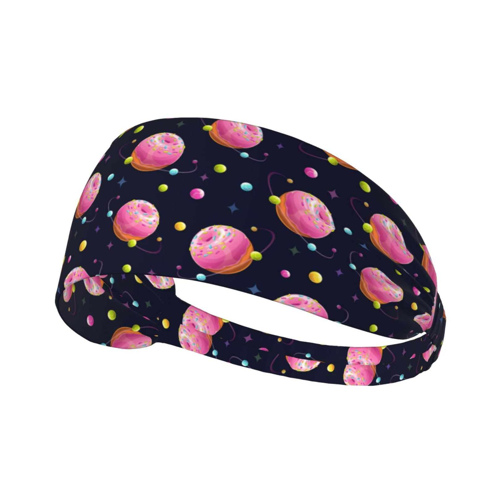 Cartoon Donut Headbands for Women 11cm Wide Head Bands for