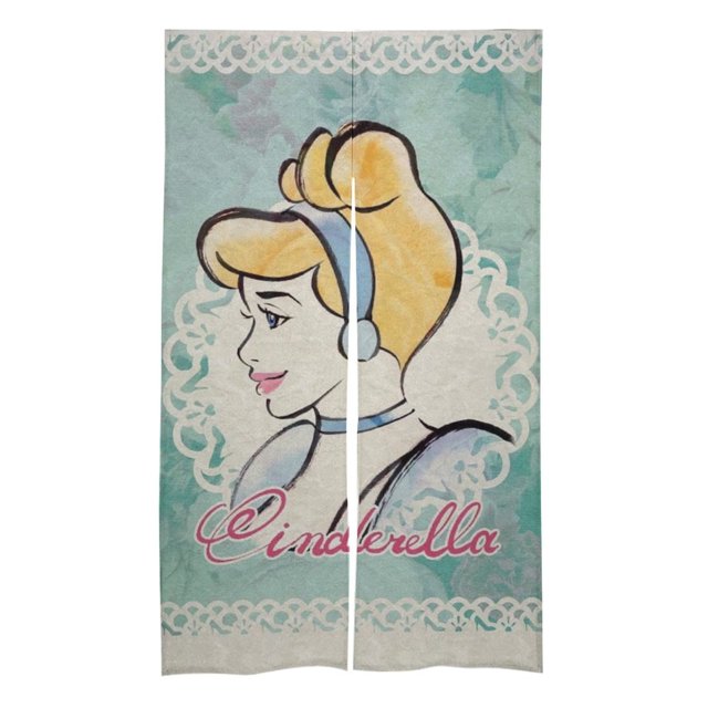 Cartoon Door Curtain Cinderella Cute Girl Bedroom Children Bedroom